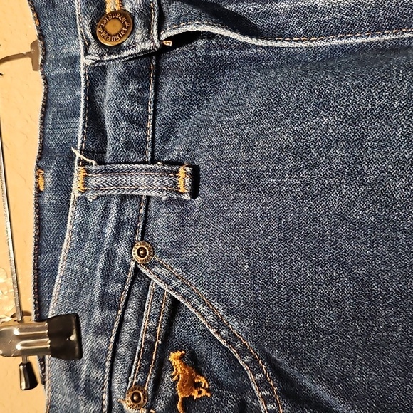 90s Vintage Wrangler Misses Regular Fit Dark Wash Denim Jeans Size 10 27x31 - Picture 3 of 7